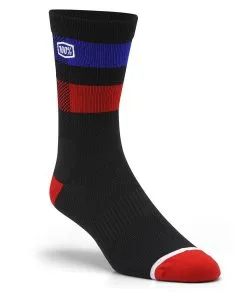 100% Flow Performance Black Socks