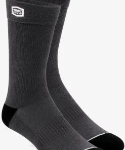 100% Solid Casual Grey Socks