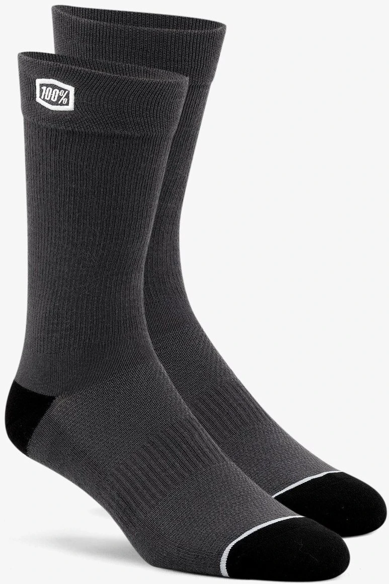 100% Solid Casual Grey Socks 3 100% Solid Casual Grey Socks
