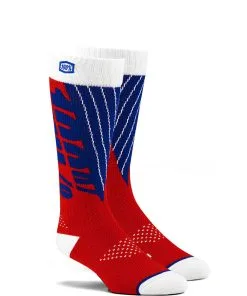 100% Torque Comfort Moto White Youth Socks