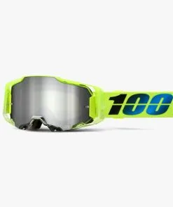 100% Armega Goggles Koropi W/Mirror Silver Flash Lens
