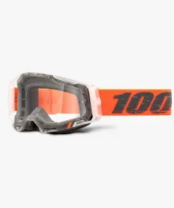100% Racecraft2 Goggles Schrute W/Clear Lens