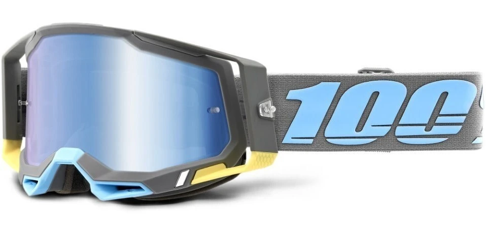 100% Racecraft2 Goggles Trinidad W/Mirror Blue Lens 3 100% Racecraft2 Goggles Trinidad W/Mirror Blue Lens