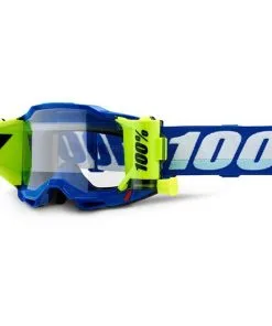 100% Accuri2 Forecast Goggles Blue W/Clear Lens