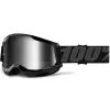 100% Strata2 Goggles Black W/Mirror Silver Lens 1 100% Strata2 Goggles Black W/Mirror Silver Lens -MX Protective Gear Shop ONE 50028 00001