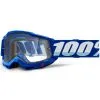 100% Accuri2 Enduro Goggles Blue W/Clear Lens -MX Protective Gear Shop ONE 50221 501 02
