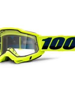 100% Accuri2 Enduro Goggles Yellow W/Clear Lens