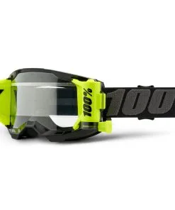 100% Strata2 Forecast Goggles Black W/Clear Lens