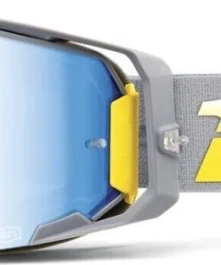 100% Armega Goggles Complex W/Mirror Blue Lens