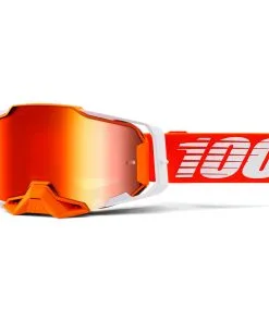 100% Armega Goggles Regal W/Mirror Red Lens