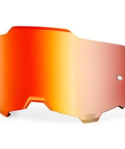 100% Replacement Red Mirror Lens For Armega Goggles