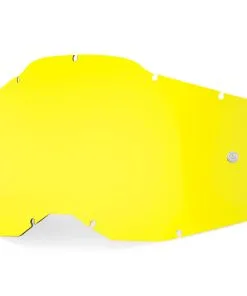 100% Replacement Yellow Lens For Racecraft2/Accuri2/Strata2 Goggles