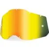 100% Replacement Gold Mirror Lens For Racecraft2/Accuri2/Strata2 Goggles