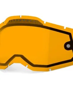 100% Replacement Vented Dual Pane Persimmon Lens For Racecraft2/Accuri2/Strata2 Goggles