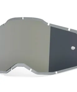 100% Replacement Injected Silver Mirror Lens For Racecraft2/Accuri2/Strata2 Goggles