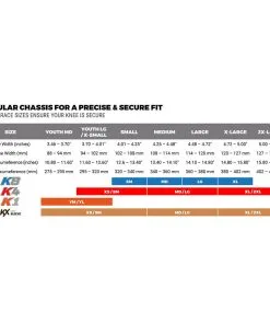 POD K4 2.0 Tall Graphite/Black Youth Right Knee Brace -MX Protective Gear Shop PDK4019459YTHT 5