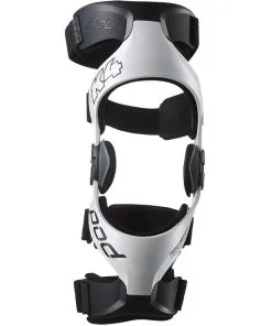 POD K4 2.0 White/Black Left Knee Brace -MX Protective Gear Shop PDK4022058 ALT1 HOST 4