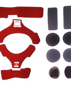 POD K4 Red Left Knee Brace Pad Set
