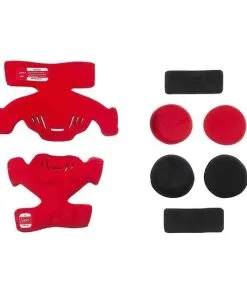 POD K700 Red Left Knee Brace Pad Set