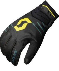 Scott 350 Insulated Black/Green Gloves