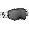 Scott Prospect Goggles Black/White W/Light Sensitive Grey Works Lens -MX Protective Gear Shop SC262589 1007327