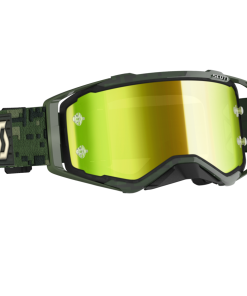 Scott Prospect Goggles Kaki Green W/Yellow Chrome Works Lens