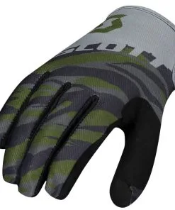 Scott 350 Dirt Green/Tan Kids Gloves