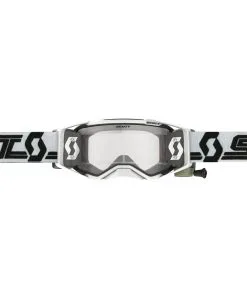 Scott Prospect Super WFS Goggles White/Black W/Clear Lens -MX Protective Gear Shop SC278595 1035113 1