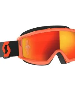 Scott Primal Goggles Orange/Black W/Orange Chrome Lens