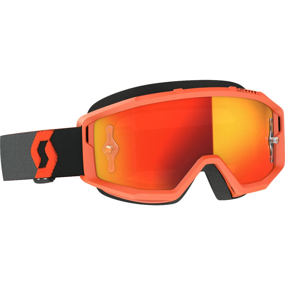 Scott Primal Goggles Orange/Black W/Orange Chrome Lens 3 Scott Primal Goggles Orange/Black W/Orange Chrome Lens