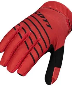 Scott 450 Angled Black/Red Gloves