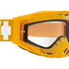 Spy Optic Foundation MX Goggles Speedway Matte Gold W/HD Clear Lens
