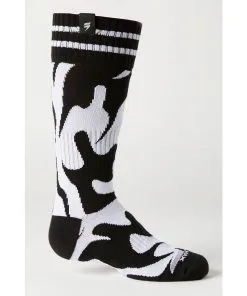 Shift 2021 Black Label Flame White/Black Youth Socks