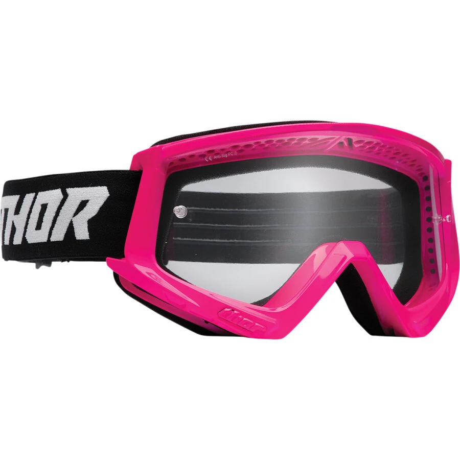 Thor MX Thor 2023 Combat Racer Youth Goggles Fluro Pink/Black 3 Thor MX Thor 2023 Combat Racer Youth Goggles Fluro Pink/Black