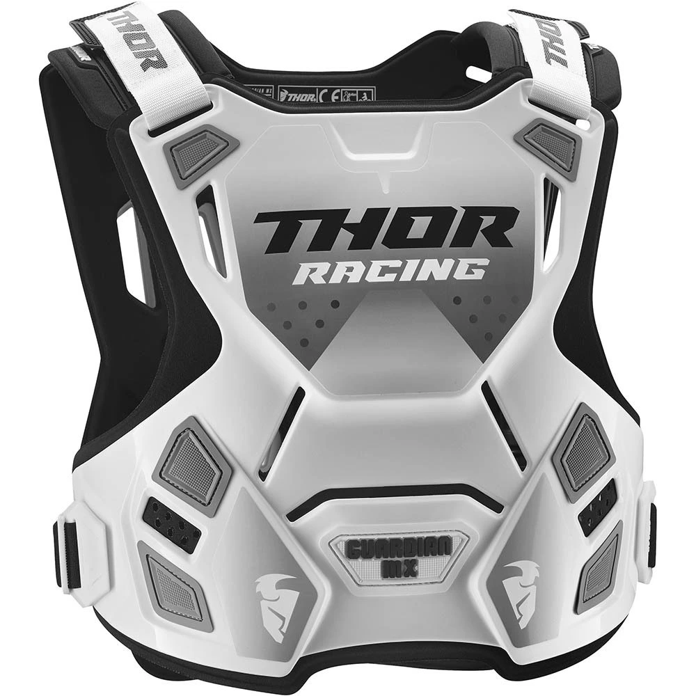 Thor MX Thor 2023 Guardian MX White/Black Roost Guard 3 Thor MX Thor 2023 Guardian MX White/Black Roost Guard