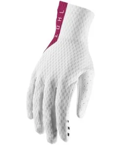 Thor MX Thor 2019 Agile White/Maroon Gloves
