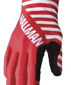 Thor MX Thor 2023 Hallman Mainstay Slice White/Red Gloves