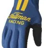 Thor MX Thor 2023 Hallman Mainstay Roosted Navy/Lemon Gloves -MX Protective Gear Shop THR 3330 730 ALT1 HOST