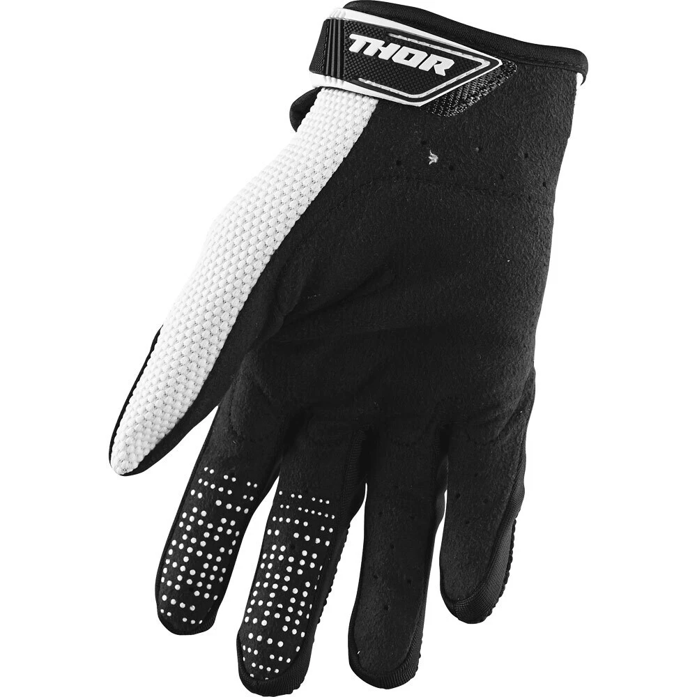 Thor MX Thor 2021 Spectrum Black/White Youth Gloves 4 Thor MX Thor 2021 Spectrum Black/White Youth Gloves - Image 2